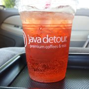 a drink in a plastic cup