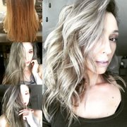 4 sessions on our way to atomic blonde. The journey isn't over  yet, but this is lots of babylights, toning and a few major haircuts