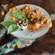 Peach Bruschetta