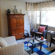 Inside a model unit of 1661 Forest Avenue Apartments
