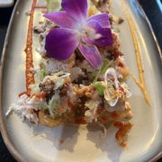 Godzilla Roll ~ Pretty to look at but kinda icky tasting. Way too fishy for me :^(