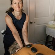 Heat feels so good on sore muscles!
  Hot stones may be included in your massage.