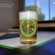 LRT Graphics did this promotional shot glass for 2011 Taste of Chico! This is the perfect promotional item for any event.