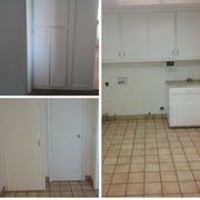 Cabinets, shelves, and closets cleaned!