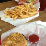 Two for one cheeseburgers Monday.