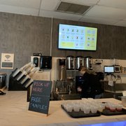 Free samples during soft opening