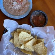 Complimentary Chips, Salsa, and Beans!