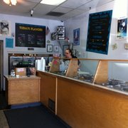 a man working at the counter