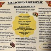 New menu at Bellachinos