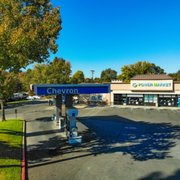 the entrance to the store