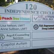 My address and business sign.
