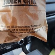 The whole bottom of bag is soaked with oil