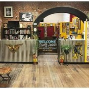 Reception Area At Sacred Art Tattoo Parlor