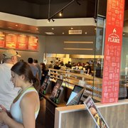 customers at the counter