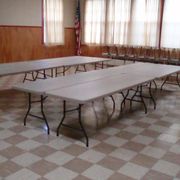 Dining Hall Front View-8' Long Tables