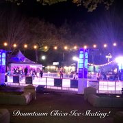 Main Entrance Chico in the Plaza Outdoor Ice Skating Rink