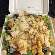 fully loaded chicken salad!
