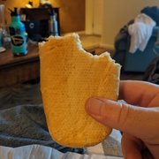 That's a lot of bread with no filling!