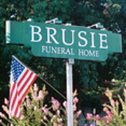Brusie Funeral Home Sign