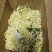 Sauce-less pasta, I'd dug to the bottom hopeful there was some hiding, but nope