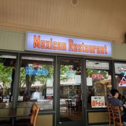 the front of the restaurant