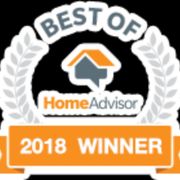 We are rated, BEST OF HOME ADVISOR.