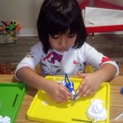 Building an Ice Castle from straws, cubes and shaving foam!
