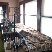 Most custom drapery projects made locally.