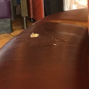 This crappy seat they have you sit on sums up the usual Taco Bell experience at this location. Really poor and never getting fixed.