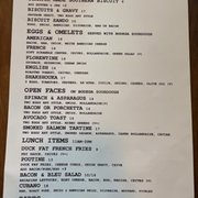 Brunch Menu