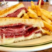 Corned Beef Sandwich and french fries for only $7.99 only available Monday's!