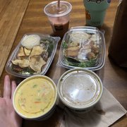 Worst experience EVER, soup out of a bag for $9