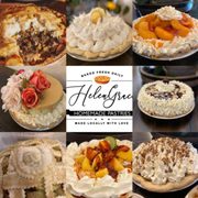 a variety of pies