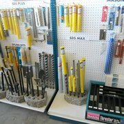 In addition to power tools, STC also carries a great line of SDS Plus and SDS Max, both new and some used.