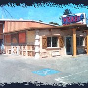 the exterior of the store