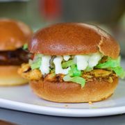 Jerk chicken slider