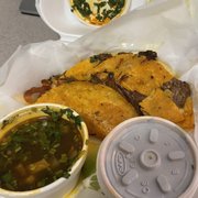 Quesabirria tacos with consommé