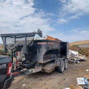 At the landfill