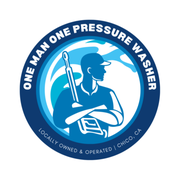 One Man One Pressure Washer Logo