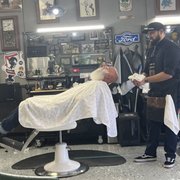 Sal putting in some work.