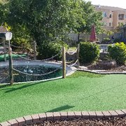 Hole #18 with new high-quality carpet, April 29th, 2016