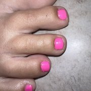 Paint everywhere. Even paint on my foot.