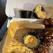 This was what was in the box and then a bunch in the bag. And I was just expected to eat it from here and the bag, or none at all.