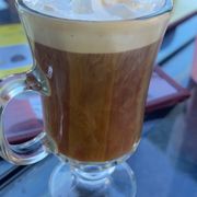 French Roast Coffee w/ whipped cream yumm !