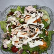 Jerk chicken salad
