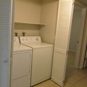 Full size washer and dryer!