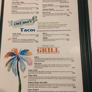New menu
