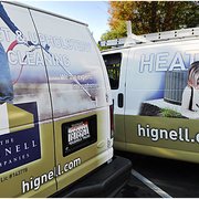 Full-color fleet vehicle wraps and branding for our friends at Hignell & Co. Work with us from beginning to end.