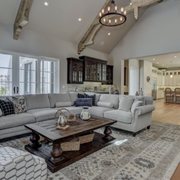 Beautiful and spacious family room!