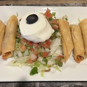 Taquitos (not that great no flavor) chicken